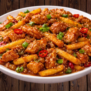 Chicken Honey Chilli Potato