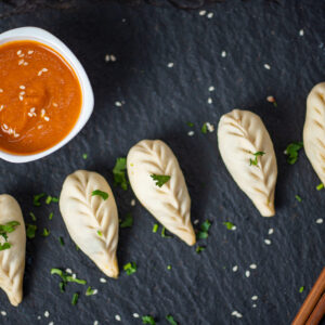 Veg Manchurian Momos